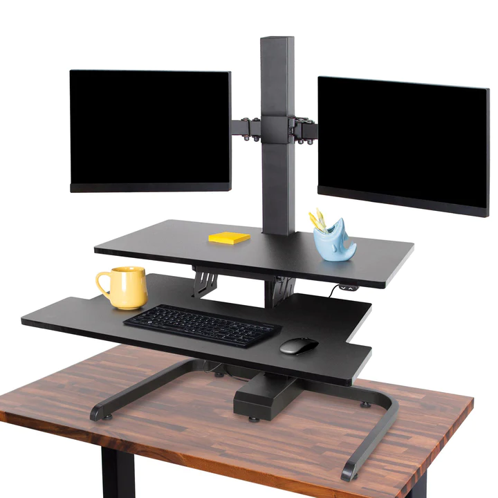 Stand Steady Techtonic Standing Desk Converter Review 2 or 3 Mounts