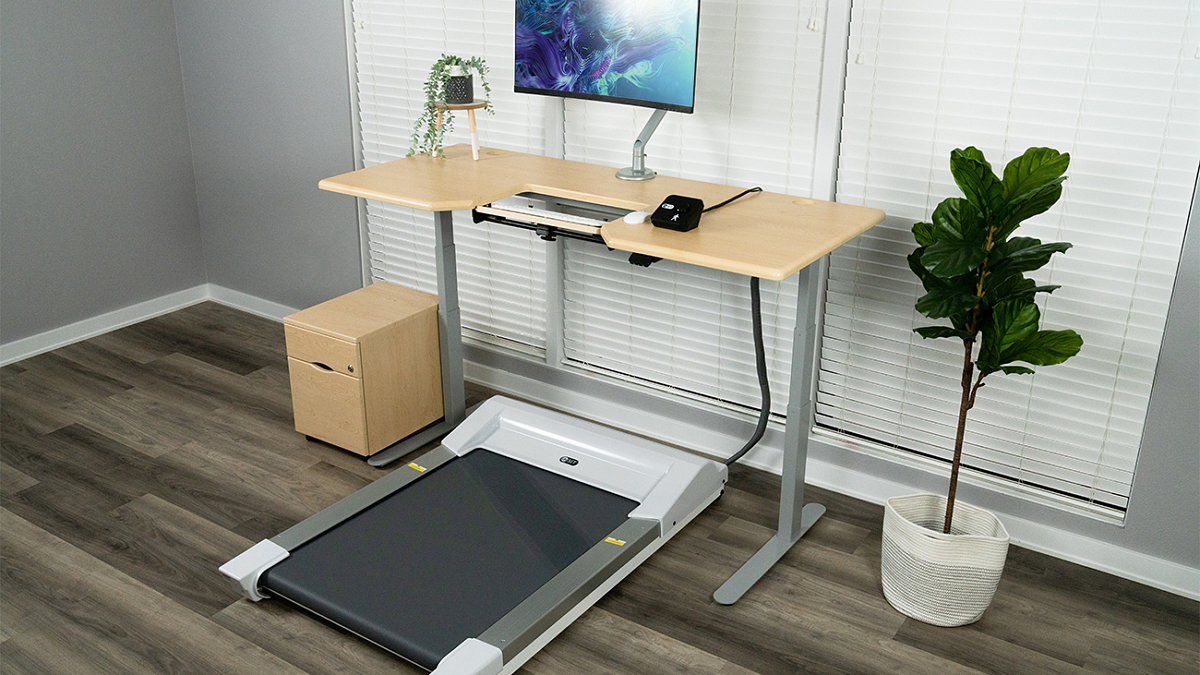 Treadmill Desk Bundle Walking Pad + Standing Adjustable Desk
