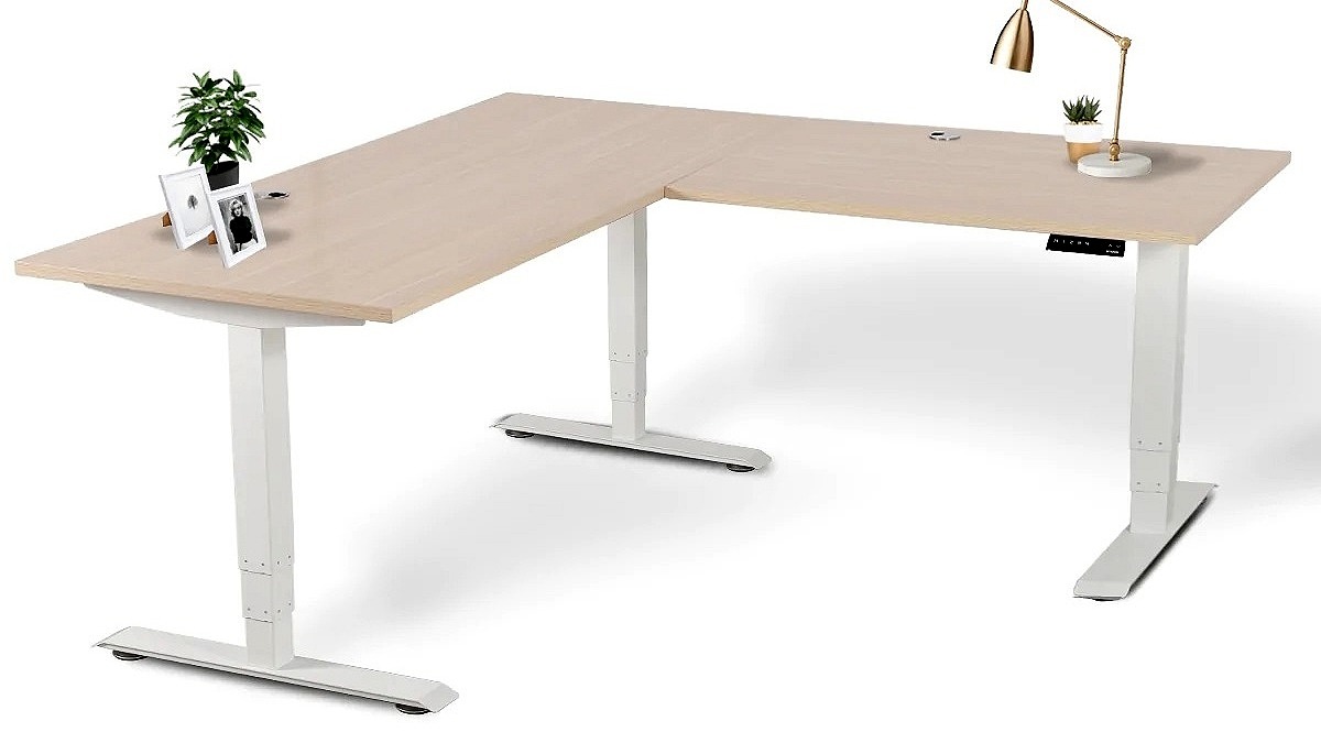 EffyDesk Executive L-Shaped Standing Desk Review | Cheap Desk
