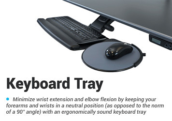 Best ergonomic keyboard tray for standing desks for sale
