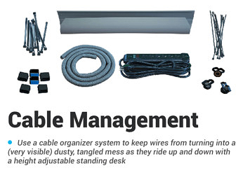 Best Cable organizers for standing desks for sale