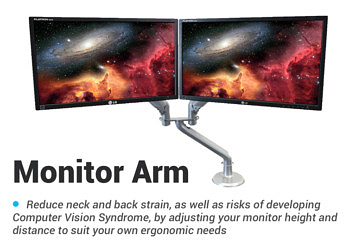 Best monitor arms for standing desks on sale