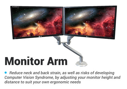 Best monitor arms for standing desks on sale