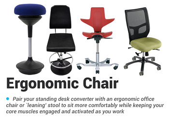 best chairs for standing desk converters ergonomic